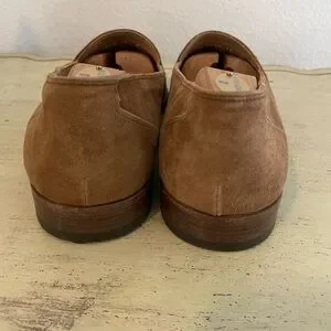 Bally | Shoes | Bally Tasseled Wingtip Suede Loafer In Snuff  display picture 1